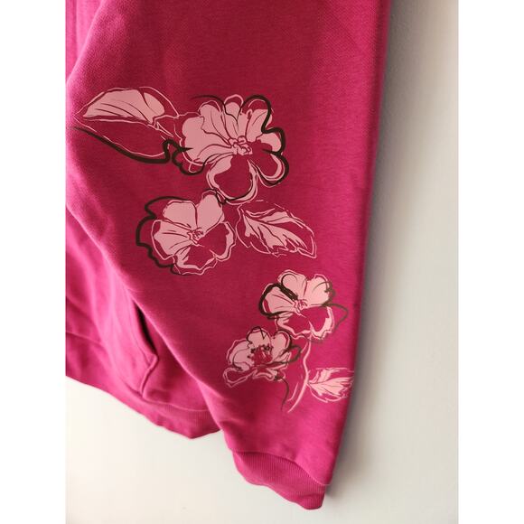 NWT Puma Women's Zip Up Hoodie Magenta L - Picture 3 of 7